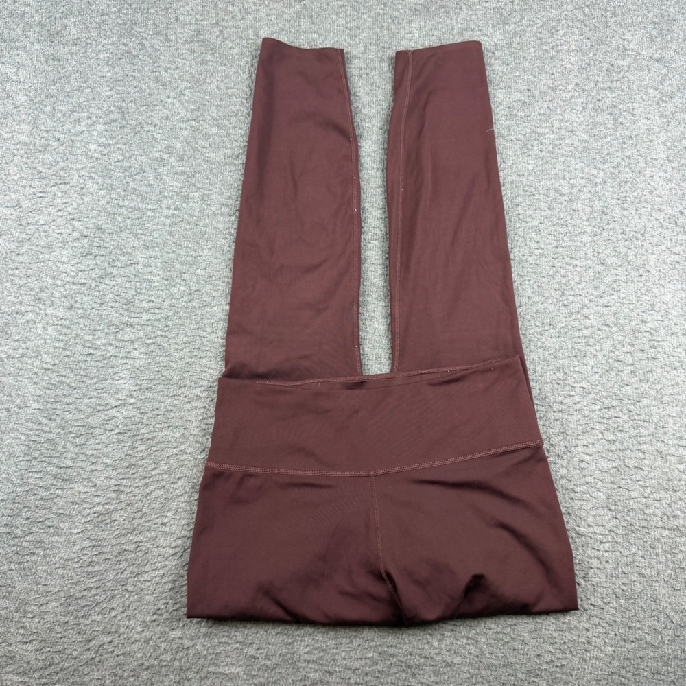 Nike Dri-FIT Leggings Women's S Burgundy High Waisted Athletic Workout